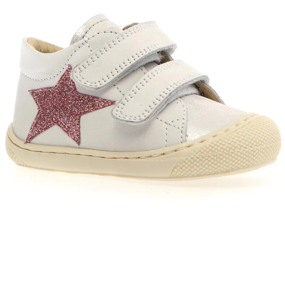 Naturino Kolde VL in Monet White Silver Pink Size 19